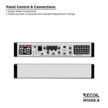 RECOIL M1200.6 SIX CHANNEL AMP