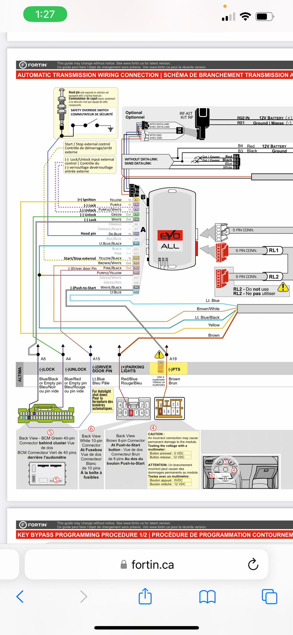2007 nissan hot sale altima remote start