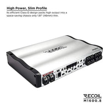 RECOIL M 1600.8 EIGHT CHANNEL CLASS D AMP