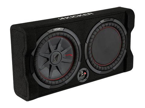 2 10 inch kicker subs with box and hot sale amp