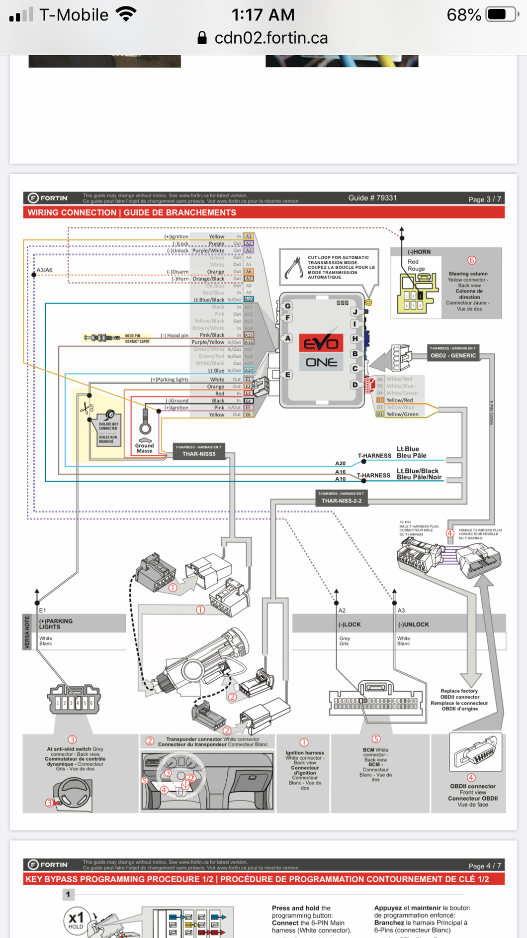 Nissan Versa Note (Standard Key) (2014-2019) Remote Car Starter Plug 'n Play Kit