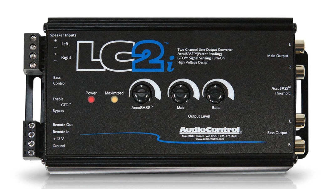 AudioControl LC2i 2 Channel Line Out Converter With Accubass